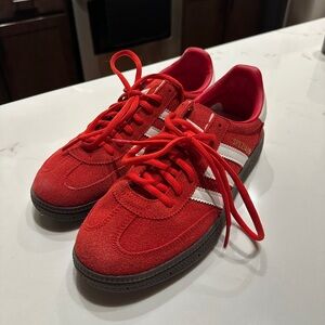 Red handball spezial shoes
